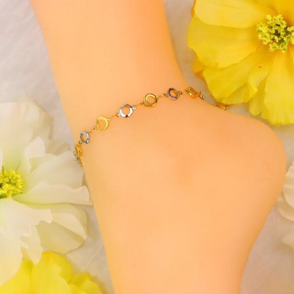 Minimalist Anklet, Sleek & Modern Design, Women’s Fashion, YC110377-A - Picture 7 of 10
